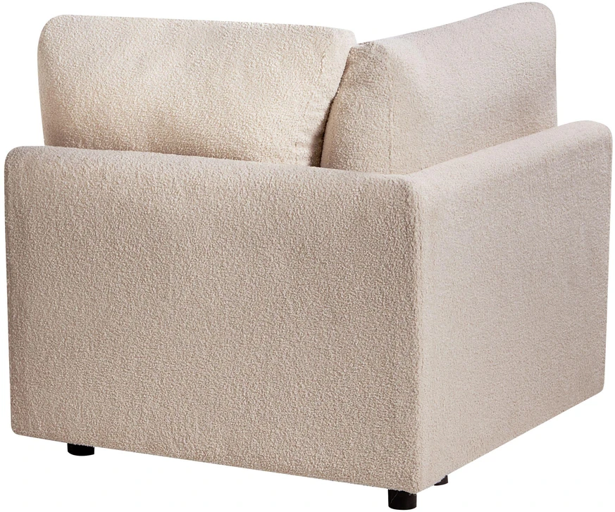 Sofa Beliani MESNALI Boucle smėlio spalvos kampinis modulis