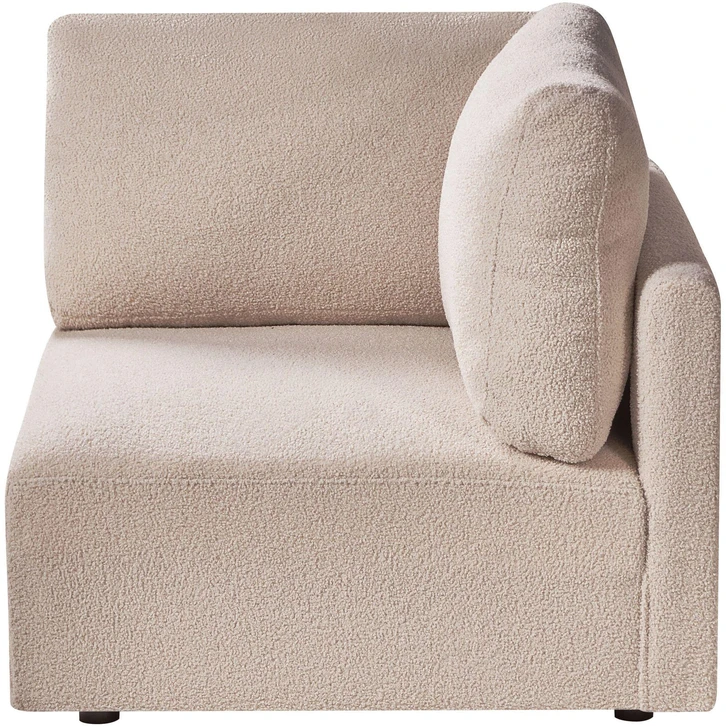 Sofa Beliani MESNALI Boucle smėlio spalvos kampinis modulis