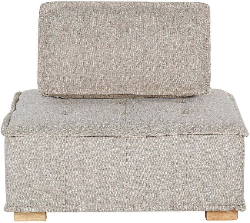 Sofa Beliani Moduulinis baldų komplektas 4 asmenims TIBRO šviesiai smėlio spalvos