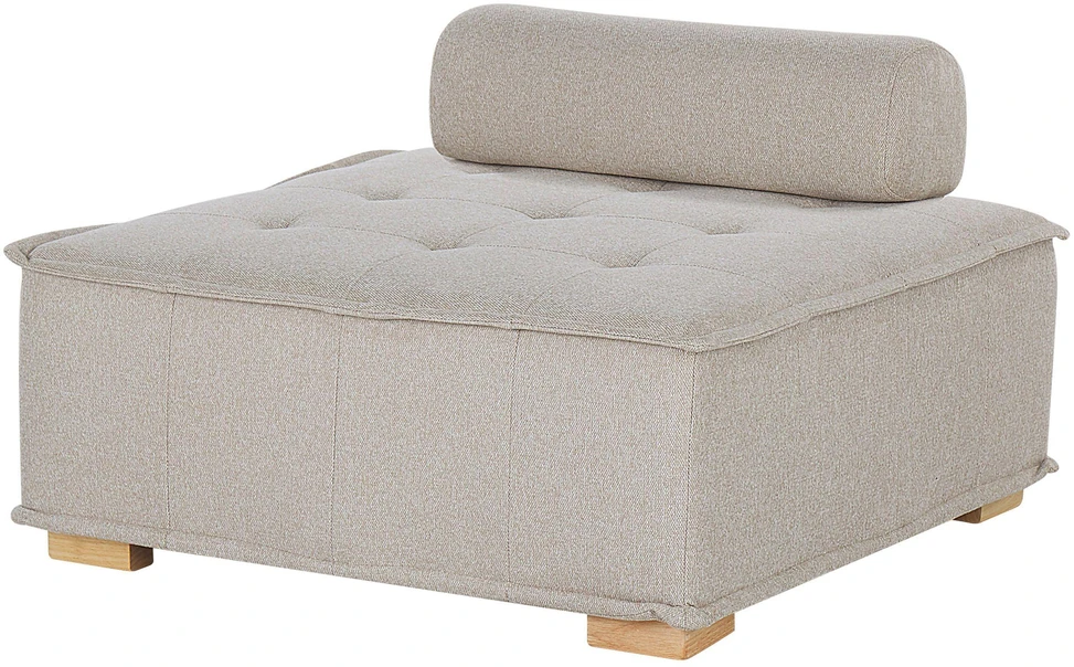 Sofa Beliani Moduulinis baldų komplektas 4 asmenims TIBRO šviesiai smėlio spalvos