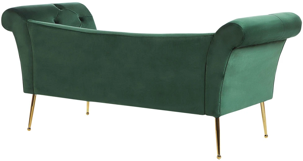 Sofa Beliani NANTILLY gultas iš veliūro, tamsiai žalios spalvos