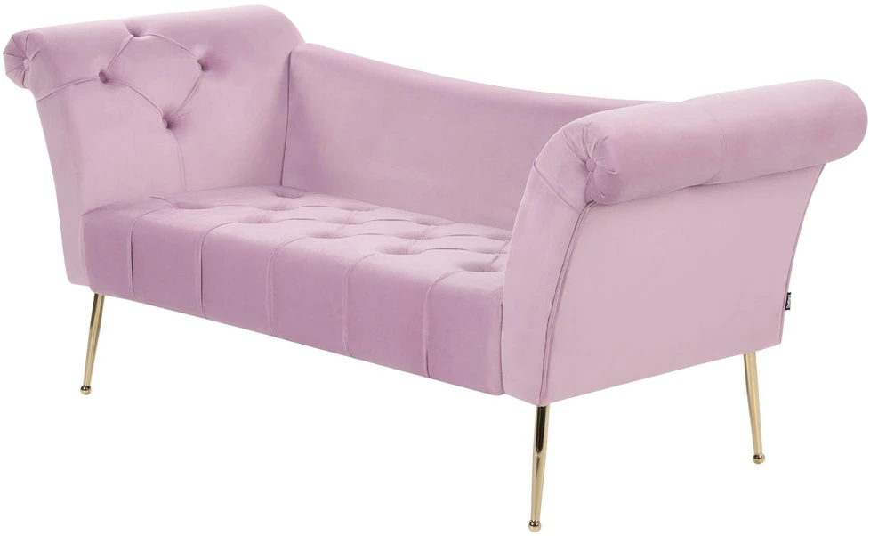 Sofa Beliani NANTILLY gultas iš veliūro, šviesiai violetinės spalvos