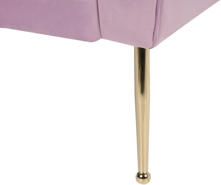 Sofa Beliani NANTILLY gultas iš veliūro, šviesiai violetinės spalvos