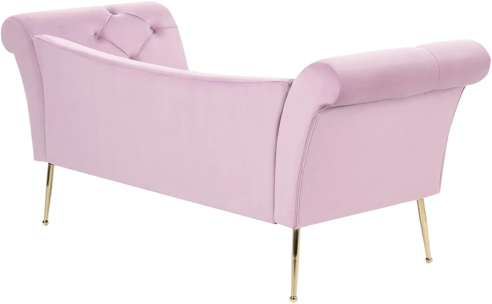 Sofa Beliani NANTILLY gultas iš veliūro, šviesiai violetinės spalvos