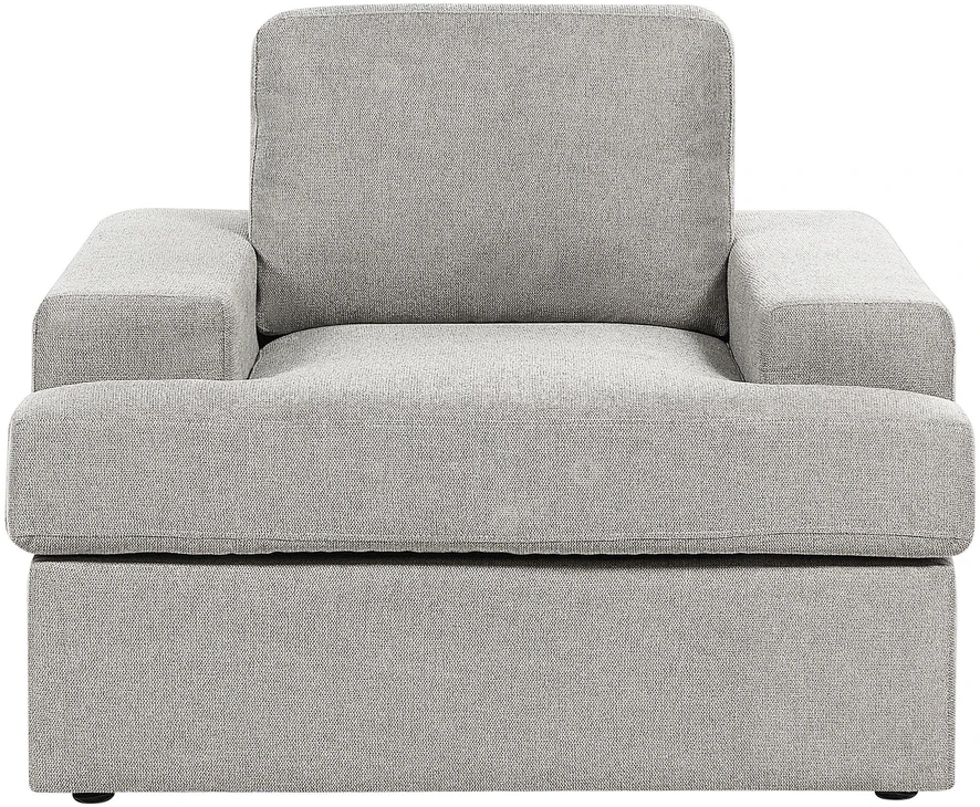 Sofa Beliani Poilsio baldų komplektas 4 asmenims ALLA, šviesiai pilkas
