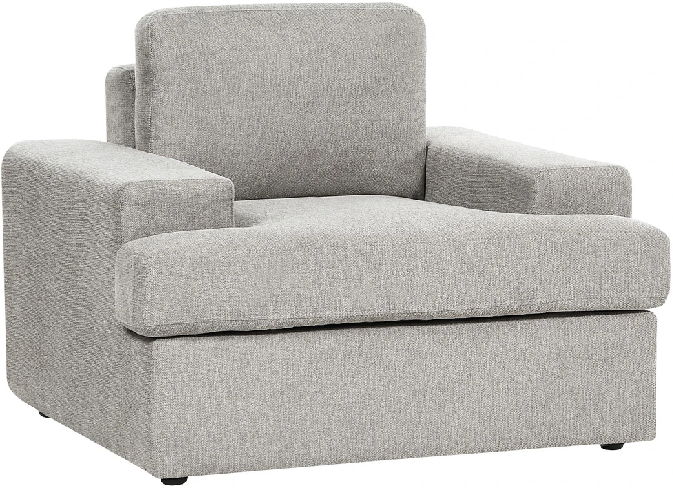 Sofa Beliani Poilsio baldų komplektas 4 asmenims ALLA, šviesiai pilkas