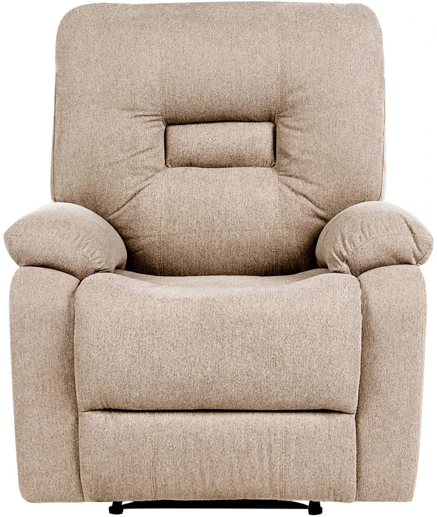 Sofa Beliani Poilsio baldų komplektas su mechanine relaksacijos funkcija 6 asmenims BERGEN smėlio spalvos