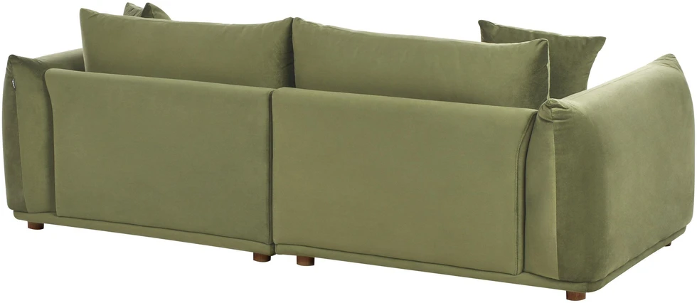 Sofa Beliani Poilsio komplektas 5 asmenims „LUVOS“, veliūrinis, žalias