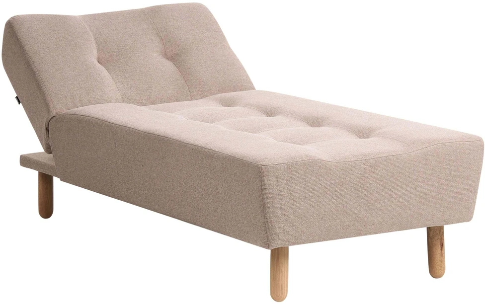 Sofa Beliani Šezlongas ALSTEN, smėlio spalvos
