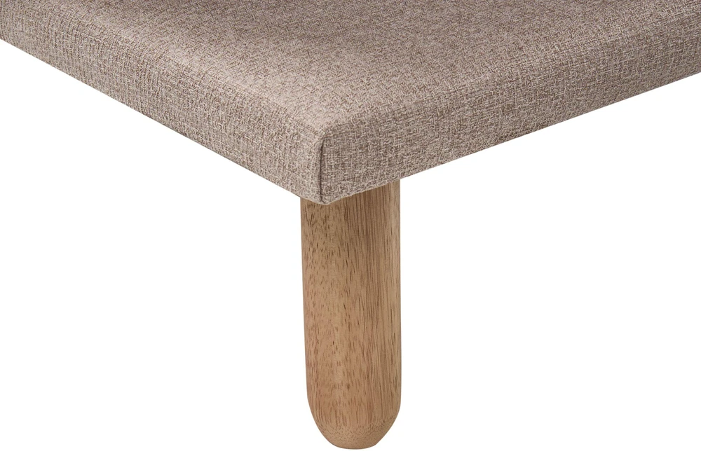 Sofa Beliani Šezlongas ALSTEN, smėlio spalvos