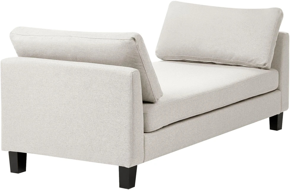 Sofa Beliani Šezlongas ARCHIANE šviesiai smėlio spalvos