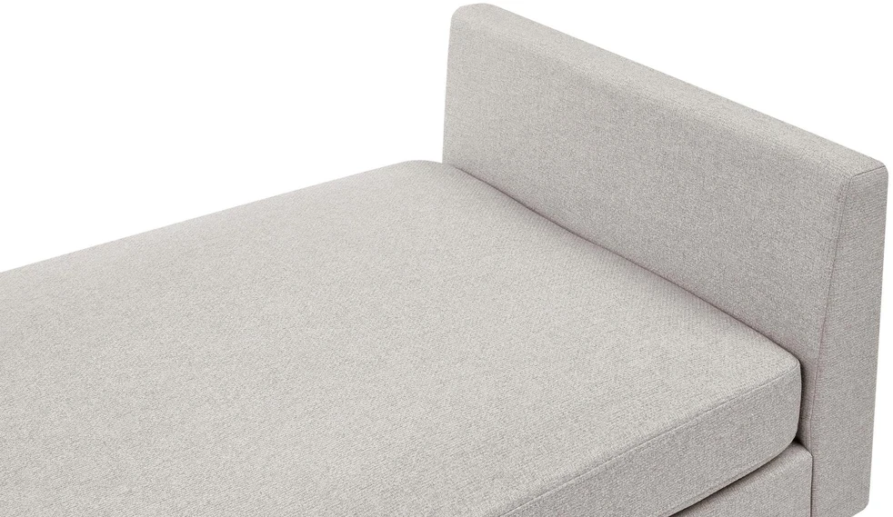 Sofa Beliani Šezlongas ARCHIANE šviesiai pilkas
