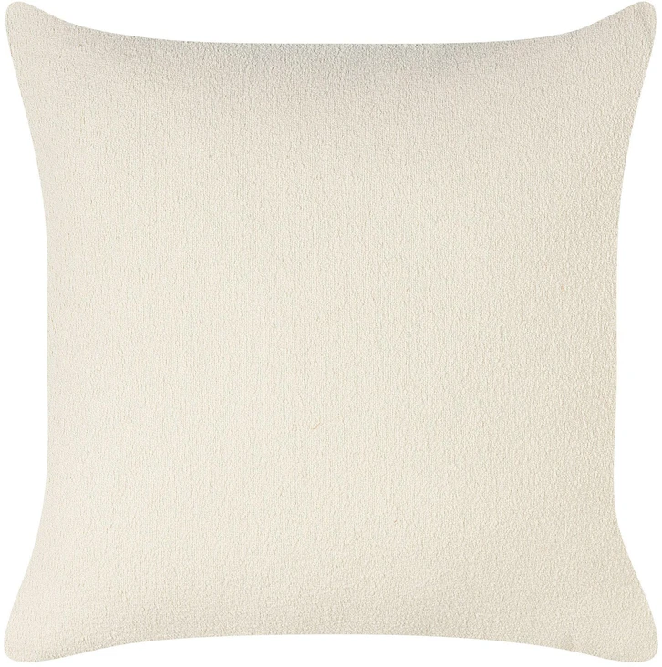 Sofa Beliani Šezlongas dešininis RIOM Boucle natūralios baltos spalvos