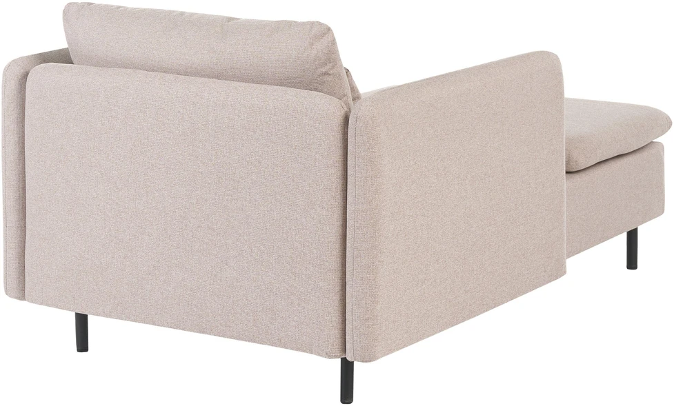 Sofa Beliani Šezlongas EGERIS, smėlio spalvos
