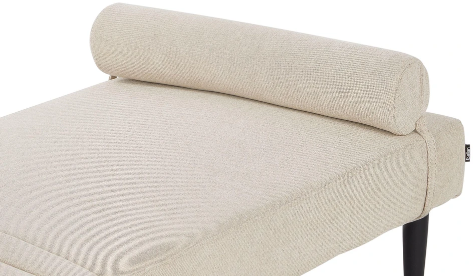Sofa Beliani Šezlongas MAURIAC smėlio spalvos