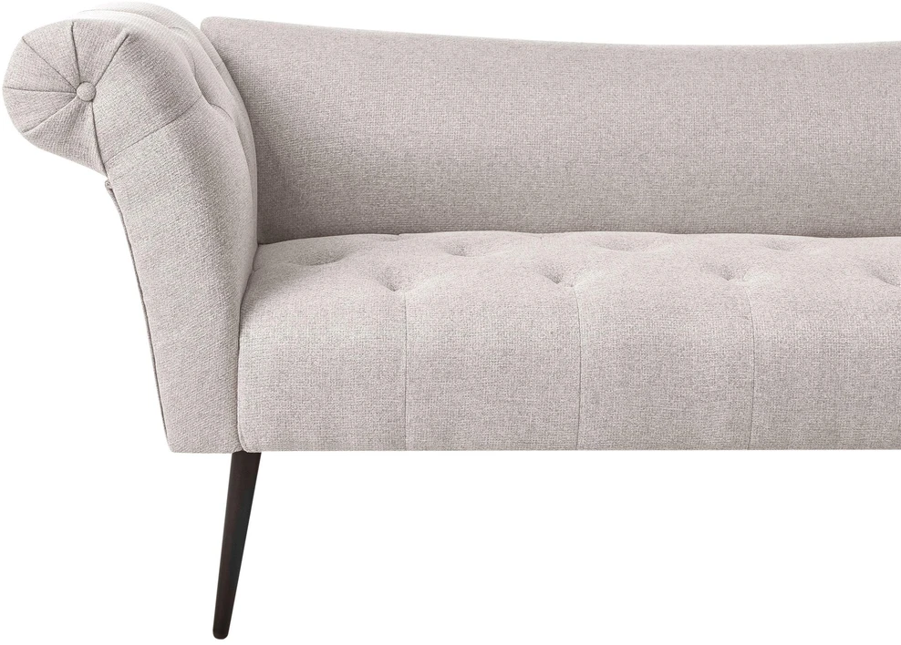 Sofa Beliani Šezlongas NANTILLY šviesiai smėlio spalvos