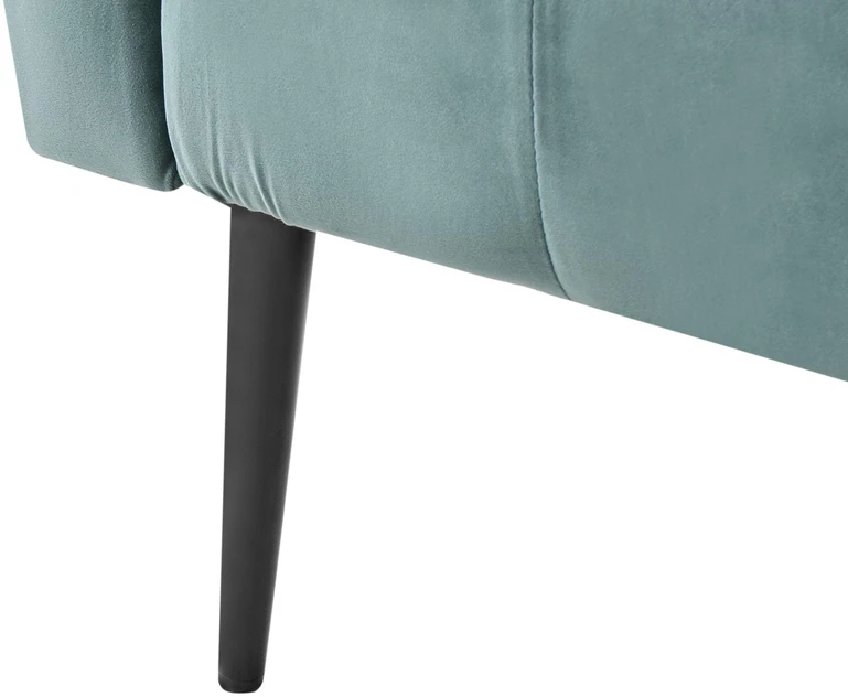 Sofa Beliani Šezlongas NANTILLY veliūras lazūrinė