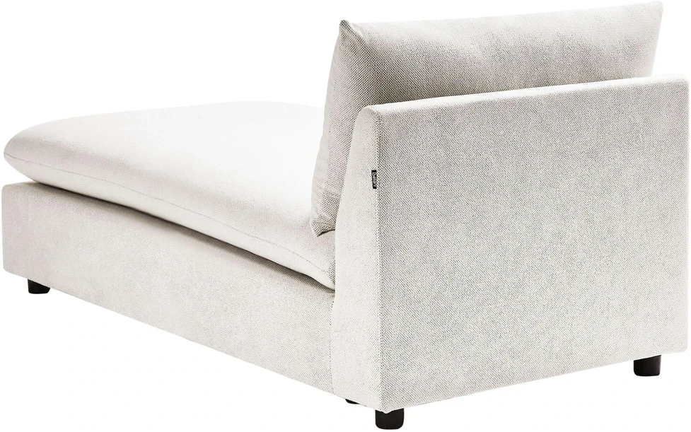 Sofa Beliani Šezlongas VIZILLE, kreminės baltos spalvos