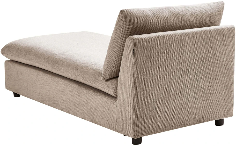 Sofa Beliani Šezlongas VIZILLE smėlinės spalvos