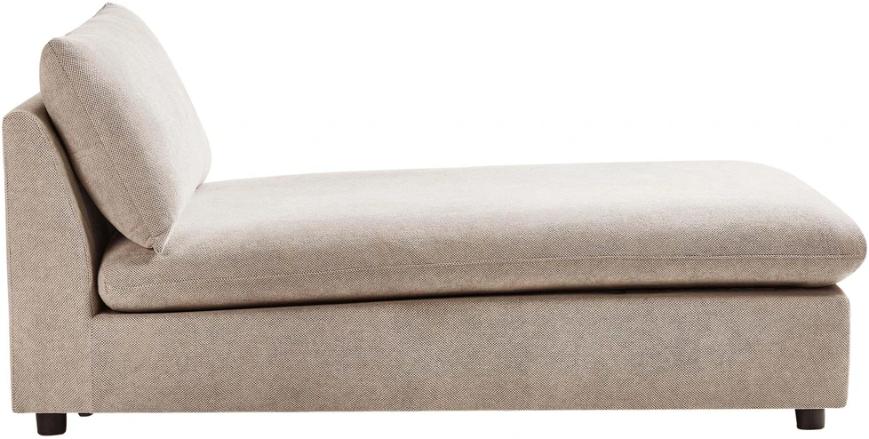 Sofa Beliani Šezlongas VIZILLE smėlinės spalvos