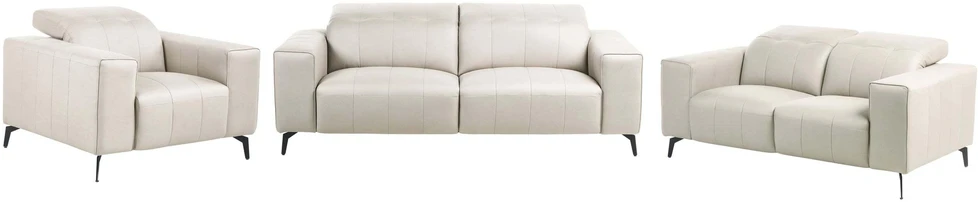 Sofa Beliani Svetainės baldų komplektas 6 asmenims OMMEL šviesiai smėlio spalvos
