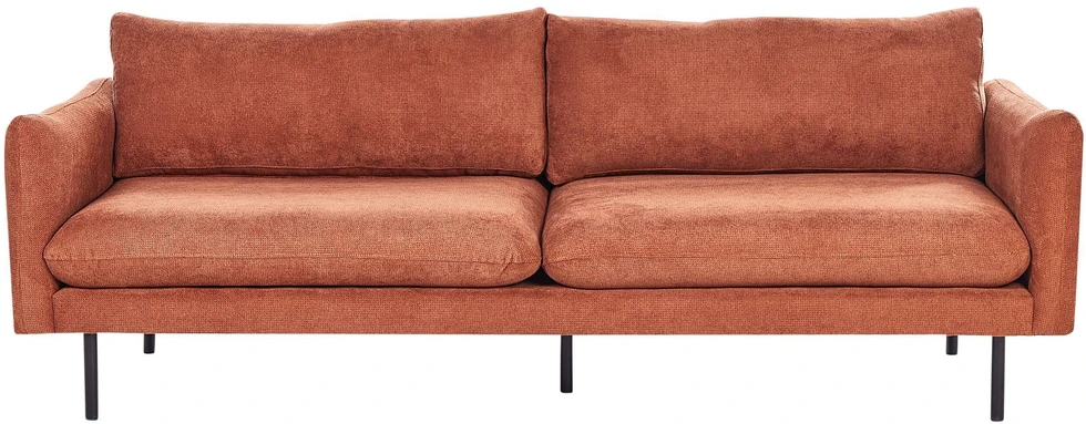 Sofa Beliani Svetainės baldų komplektas 4 asmenims VINTERBRO šeniliniai, auksinės rudos spalvos