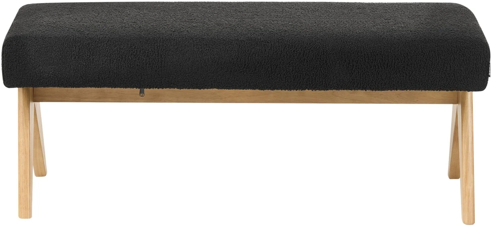 Sofa Beliani Svetainės baldų komplektas TAMRE Boucle juodas/šviesiai rudas