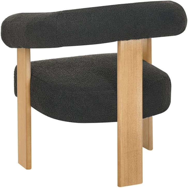 Sofa Beliani Svetainės baldų komplektas ILBRO Boucle juodas / šviesiai rudas