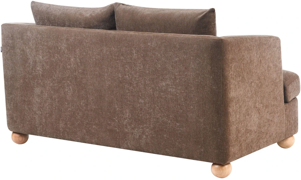 Sofa Beliani Svetainės baldų komplektas 6 asmenims RATTVIK rudas šenilas
