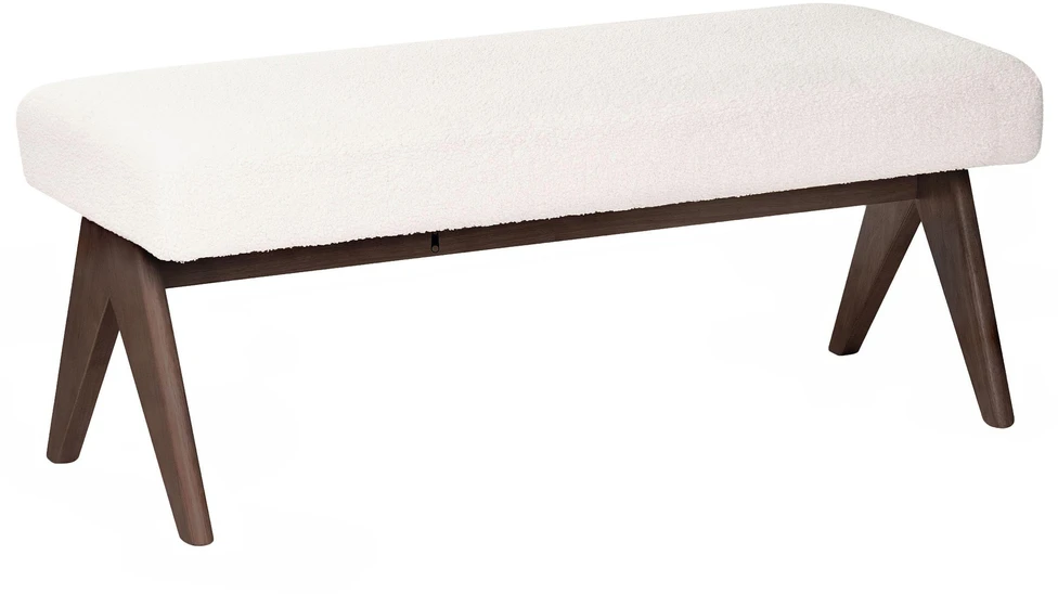 Sofa Beliani TAMRE buklė poilsio baldų komplektas, kreminė balta / tamsiai ruda