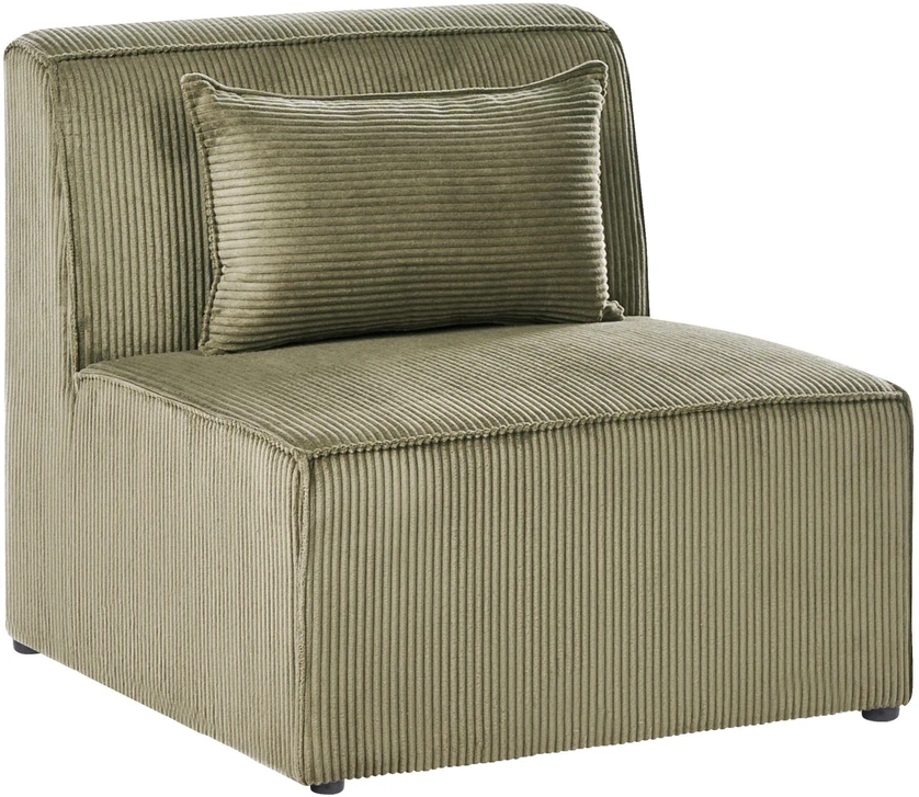 Sofa Beliani Vieno asmens modulis LEMVIG žalias velvetas