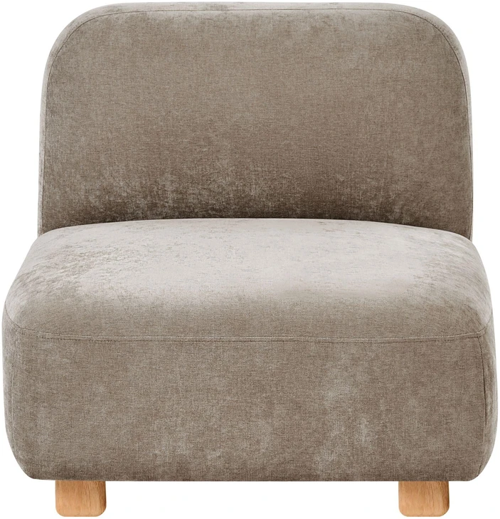 Sofa Beliani Vienvietis modulis AMLI smėlio spalvos