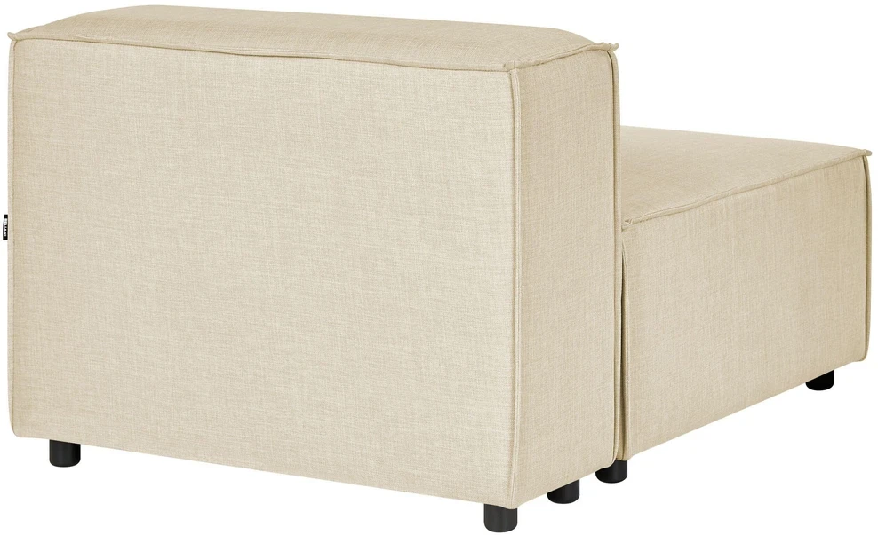 Sofa Beliani Vienvietis modulis APRICA smėlio spalvos iš dirbtinio lino