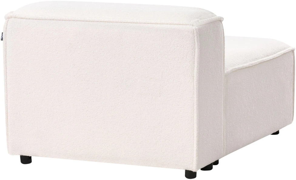 Sofa Beliani Vienvietis modulis ARDAL, bouclé, sulaužyta balta