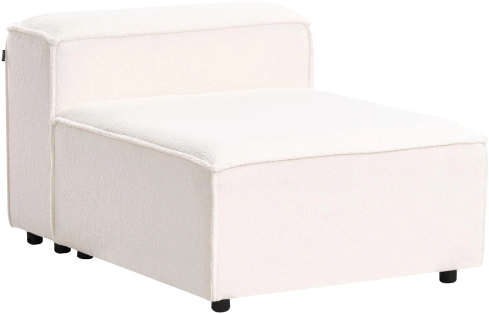 Sofa Beliani Vienvietis modulis ARDAL, bouclé, sulaužyta balta