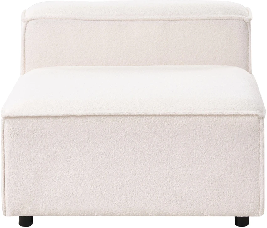 Sofa Beliani Vienvietis modulis ARDAL, bouclé, sulaužyta balta