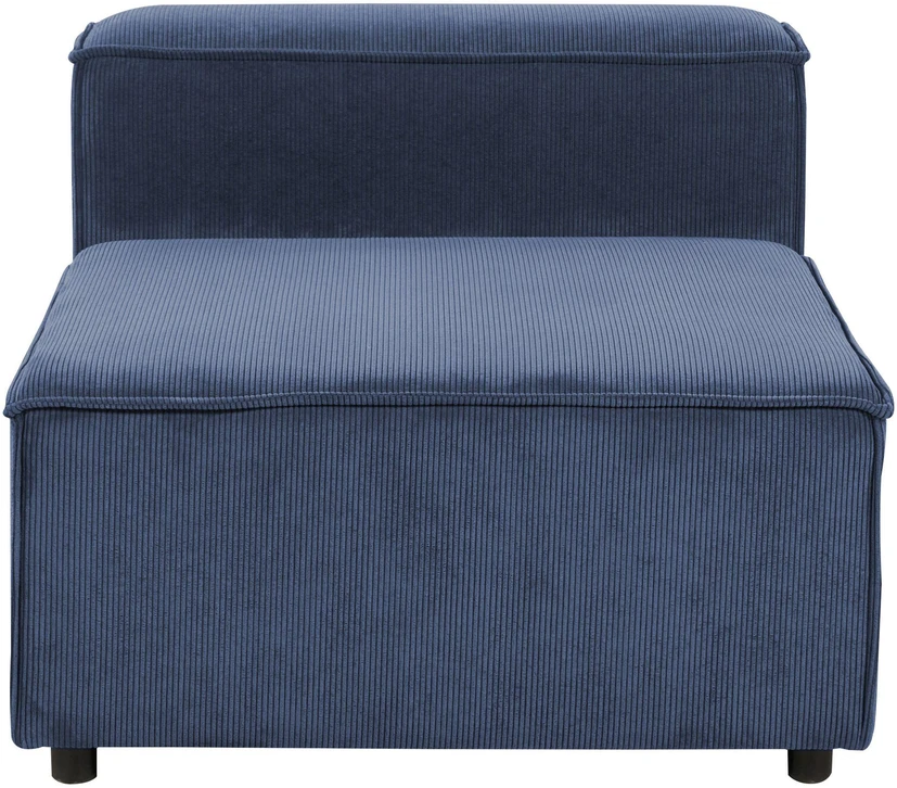 Sofa Beliani Vienvietis modulis ARDAL, velvetas, tamsiai mėlynas