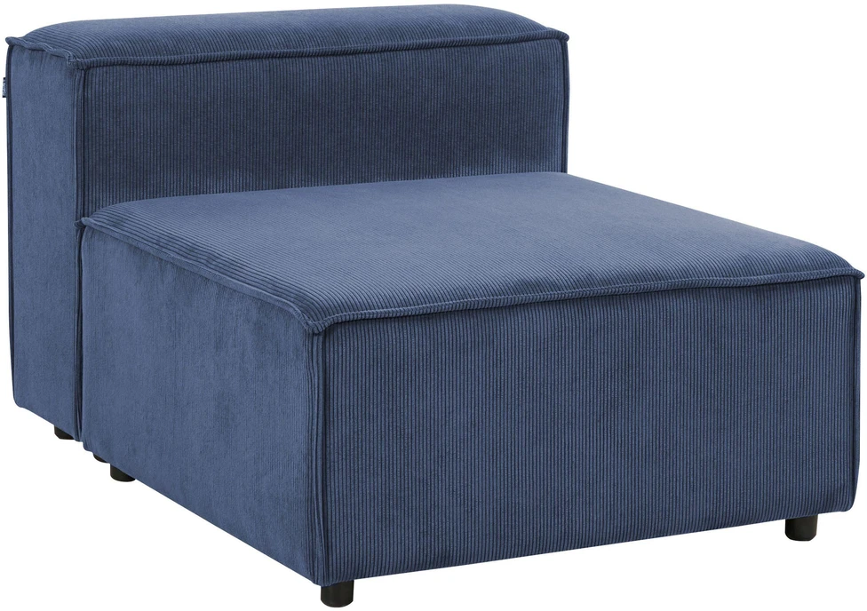 Sofa Beliani Vienvietis modulis ARDAL, velvetas, tamsiai mėlynas