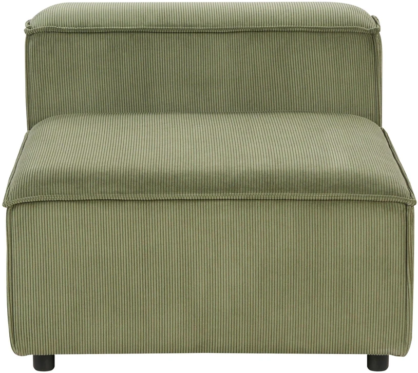 Sofa Beliani Vienvietis modulis ARDAL, žalias velvetas