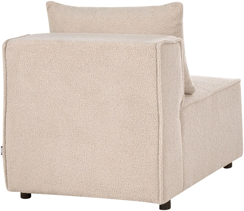 Sofa Beliani Vienvietis modulis AXEBO, smėlio spalvos boucle