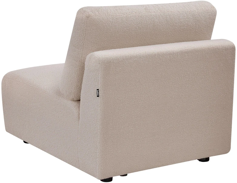 Sofa Beliani Vienvietis modulis „KIVVIK“ su buklė apmušalu, smėlio spalvos