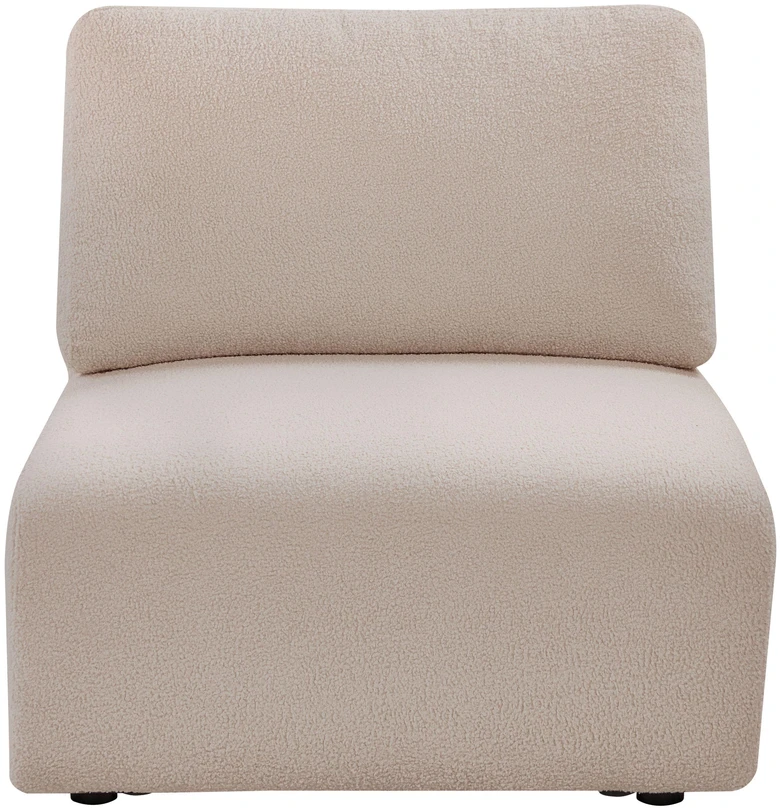 Sofa Beliani Vienvietis modulis „KIVVIK“ su buklė apmušalu, smėlio spalvos