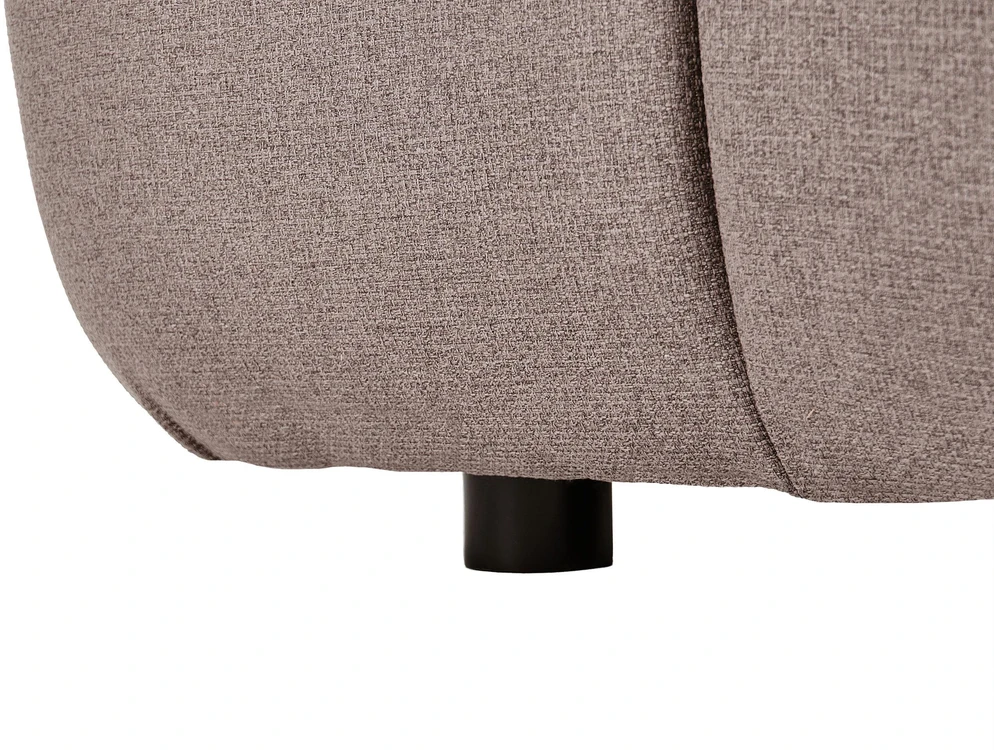 Sofa Beliani Vienvietis modulis MAKSABERG smėlio pilkumo