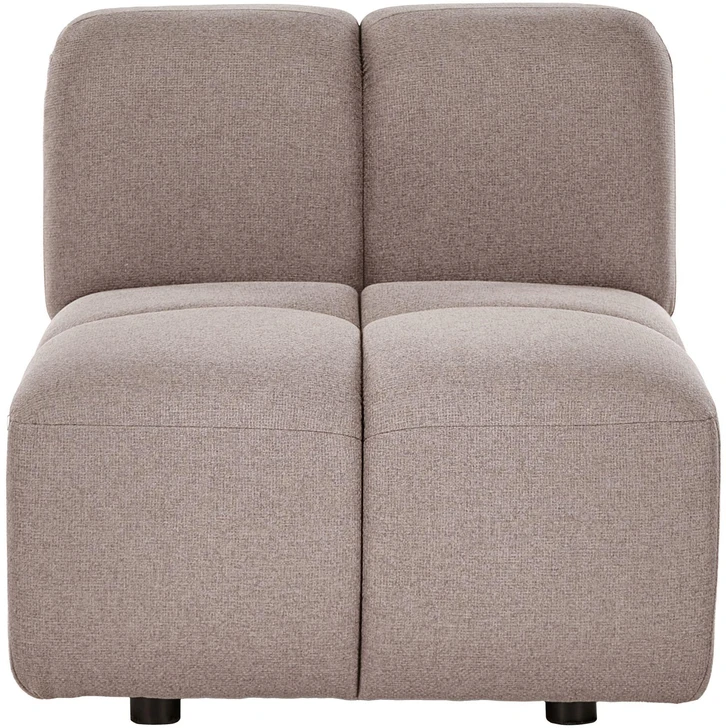 Sofa Beliani Vienvietis modulis MAKSABERG smėlio pilkumo