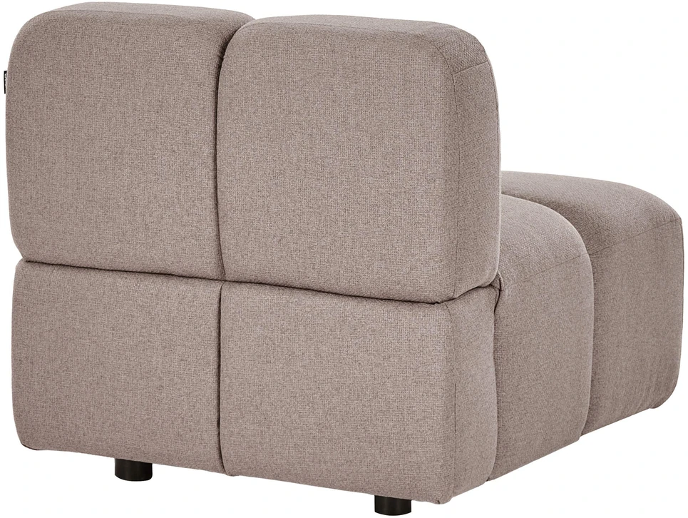 Sofa Beliani Vienvietis modulis MAKSABERG smėlio pilkumo