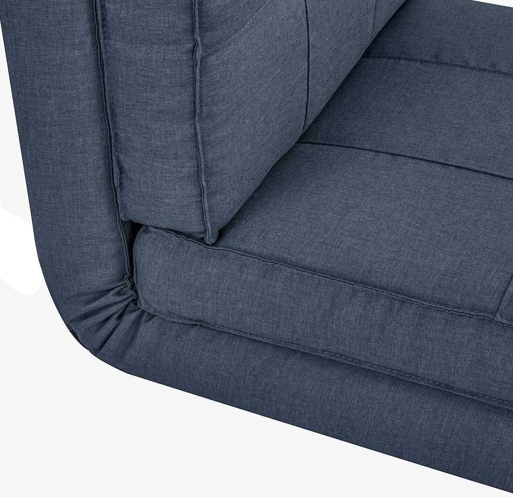 HOMCOM sulankstoma grindų sofa, fotelis-lova, grindų kėdė, 5 padėčių reguliuojama, vienvietė sofa, tamsiai mėlyna, 61 x 73 x 58 cm