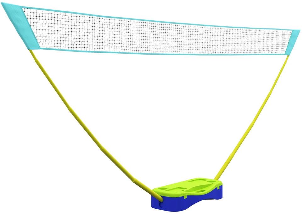 SPORTNOW 2-in-1 badmintono rinkinys, badmintono tinklas su stovu, tinklinio tinklas, reguliuojamas, su krepšiu nešiojimui, skirtas naudoti lauke ir viduje