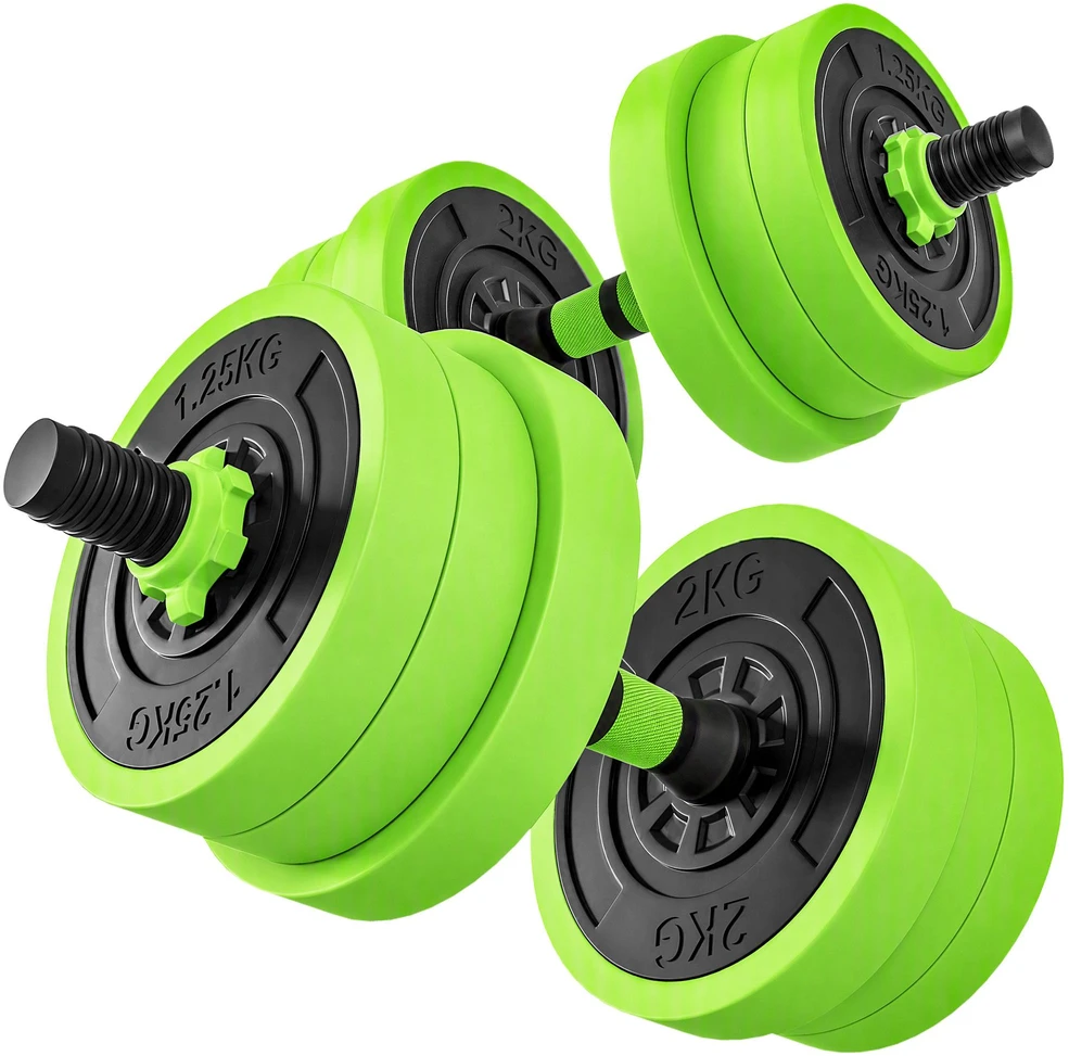 SPORTNOW 4-in-1 hantelių rinkinys, 20 kg, reguliuojami svarmenys, štanga, virdulys (kettlebell), atsispaudimų rankenos, profesionaliam jėgos treniruočių ir svorių kilnojimo sportui namuose