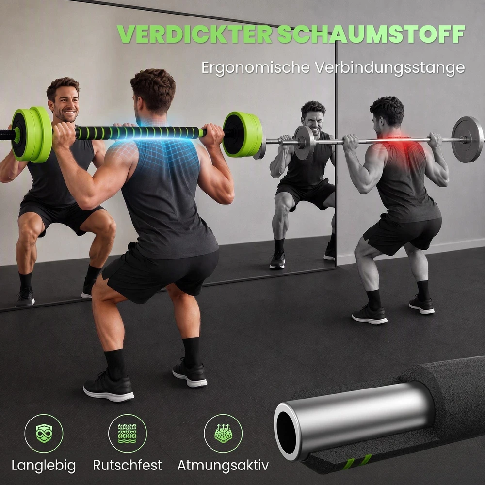 SPORTNOW 4-in-1 hantelių rinkinys, 20 kg, reguliuojami svarmenys, štanga, virdulys (kettlebell), atsispaudimų rankenos, profesionaliam jėgos treniruočių ir svorių kilnojimo sportui namuose