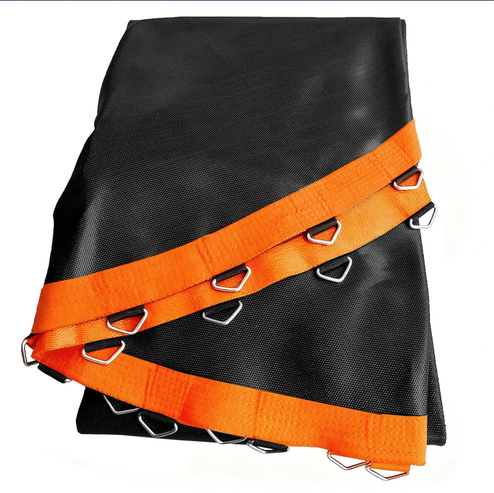 SPORTNOW batuto šokinėjimo kilimėlis, Ø323 cm, batuto kilimėlis, batuto priedas, batuto pakaitalas, juodas